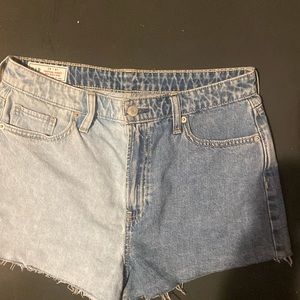 GAP Two-Tone Blue Jean Shorts